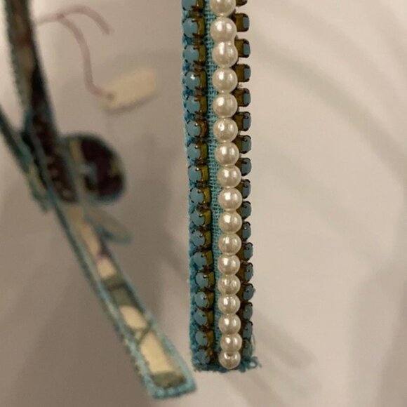 ?✨ Handcrafted Beaded Headband with Pearl Accents & Bow Detail ✨? main image 5